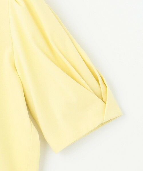 S size ONWARD(小さいサイズ) / エスサイズオンワード カットソー | 【撥水・汗ジミ防止・UVケア・洗える】スーピマスムース 袖タック Tシャツ | 詳細20