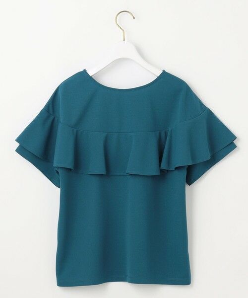 S size ONWARD(小さいサイズ) / エスサイズオンワード カットソー | 【前後着用・UVケア・洗える】2WAYジョーゼットジャージーフリル カットソー | 詳細10