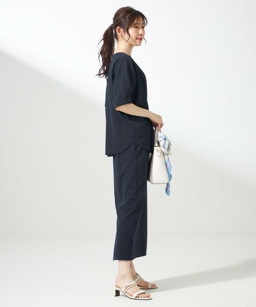 S size ONWARD(小さいサイズ) / エスサイズオンワード カットソー | 【前後着用・UVケア・洗える】2WAYジョーゼットジャージードルマン カットソー | 詳細18