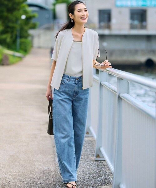 S size ONWARD(小さいサイズ) / エスサイズオンワード カットソー | 【吸水速乾/UVカット/接触冷感】ストレッチジョーゼット キャミソール | 詳細6