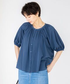 S size ONWARD(小さいサイズ) / エスサイズオンワード カットソー | 【洗える】クリアトリコットジャージー ティアードデザイン カットソー