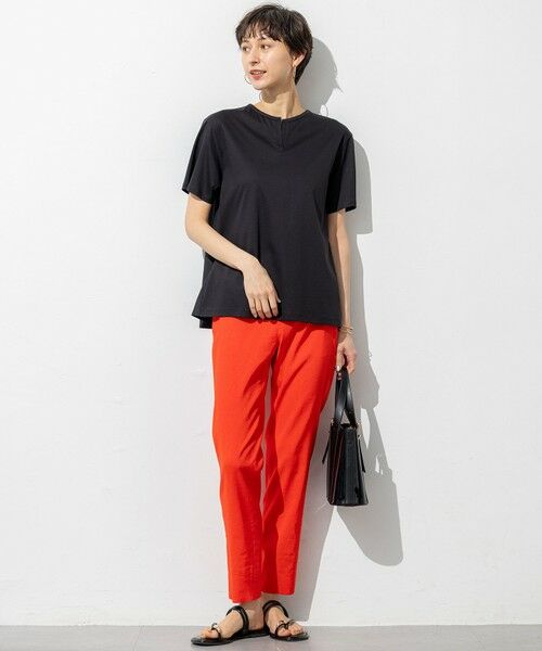 S size ONWARD(小さいサイズ) / エスサイズオンワード カットソー | 【汗じみ防止/洗える】スムースデザイン バックフレア カットソー | 詳細4