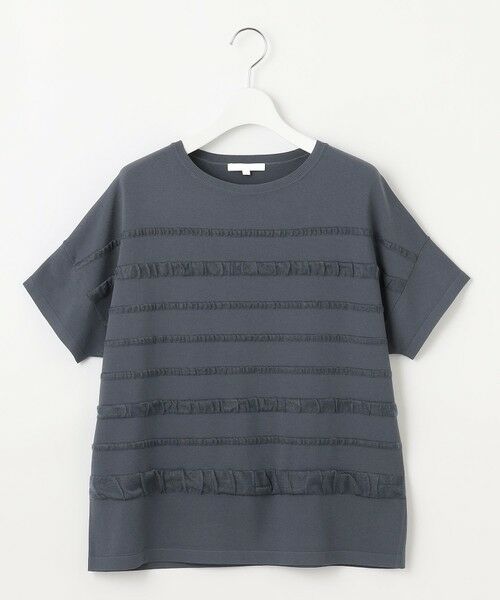 S size ONWARD(小さいサイズ) / エスサイズオンワード ニット・セーター | 【接触冷感・UVカット・洗える】クレープストレッチボーダー ニット | 詳細10