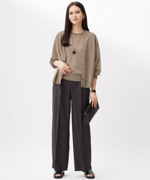 S size ONWARD(小さいサイズ) / エスサイズオンワード ニット・セーター | 【カタログ掲載・洗える】ブライトシアープルオーバー ニット | 詳細3