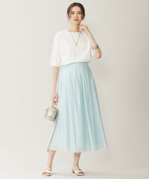 S size ONWARD(小さいサイズ) / エスサイズオンワード ニット・セーター | 【カタログ掲載・素材アップデート・新色追加・新柄追加・前後差あり】クレープストレッチプルオーバー ニット | 詳細15