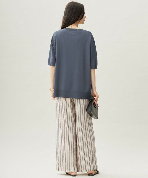 S size ONWARD(小さいサイズ) / エスサイズオンワード ニット・セーター | 【接触冷感・UVカット】クレープストレッチプルオーバー ニット | 詳細17