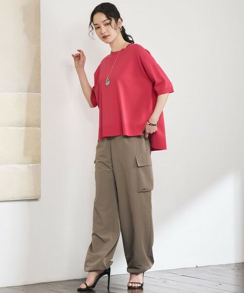 S size ONWARD(小さいサイズ) / エスサイズオンワード ニット・セーター | 【カタログ掲載・素材アップデート・新色追加・新柄追加・前後差あり】クレープストレッチプルオーバー ニット | 詳細26