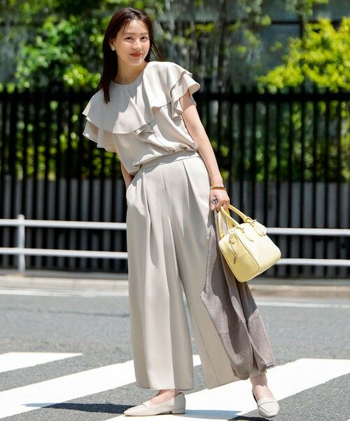 S size ONWARD(小さいサイズ) / エスサイズオンワード カーディガン・ボレロ | 【洗える】シアーランタンスリーブ カーディガン | 詳細3