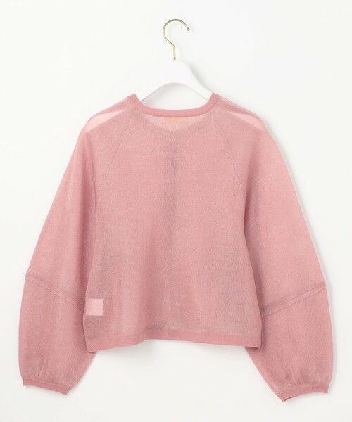 S size ONWARD(小さいサイズ) / エスサイズオンワード カーディガン・ボレロ | 【洗える】シアーランタンスリーブ カーディガン | 詳細13