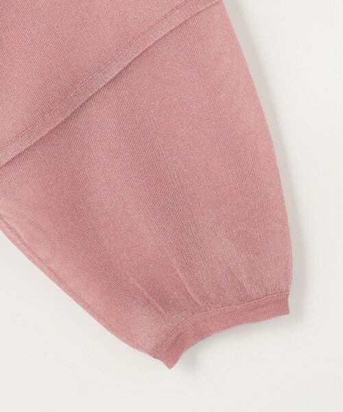 S size ONWARD(小さいサイズ) / エスサイズオンワード カーディガン・ボレロ | 【洗える】シアーランタンスリーブ カーディガン | 詳細15