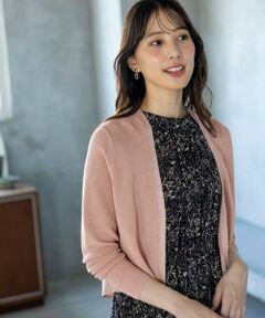 自由区カーディガン小さいサイズ昨年春夏 小さいサイズ 綿100％パールボタンカーディガン 低身長さん