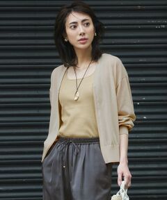 S size ONWARD(小さいサイズ) / エスサイズオンワード ブルゾン | 【洗える】ライトシアーニット ブルゾン