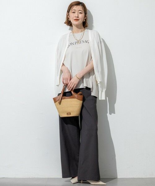 S size ONWARD(小さいサイズ) / エスサイズオンワード ブルゾン | 【洗える】ライトシアーニット ブルゾン | 詳細4