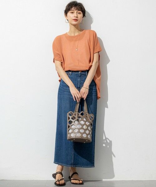 S size ONWARD(小さいサイズ) / エスサイズオンワード ニット・セーター | 【洗える】ライトシアー ハーフスリーブ ニット | 詳細4