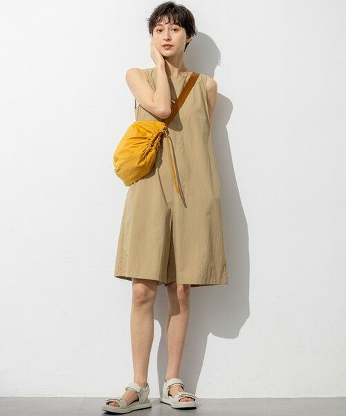 S size ONWARD(小さいサイズ) / エスサイズオンワード サロペット・オールインワン | 【SLOW/一部店舗限定】UVカット/撥水/接触冷感 ナイロンタスランタフタ オールインワン | 詳細4