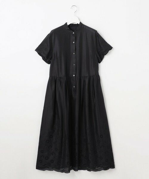 S size ONWARD(小さいサイズ) / エスサイズオンワード ミニ丈・ひざ丈ワンピース | 【カタログ掲載・接触冷感・洗える】エンブロイダリーローンシャツ ワンピース | 詳細17