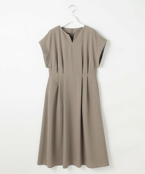 S size ONWARD(小さいサイズ) / エスサイズオンワード ロング・マキシ丈ワンピース | 【カタログ掲載・UVカット・洗える】ウーステッドライク ワンピース | 詳細3