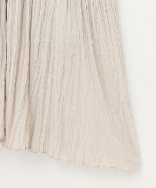 S size ONWARD(小さいサイズ) / エスサイズオンワード ロング・マキシ丈ワンピース | 【カタログ掲載・洗える】ジョーゼットプリーツコンビ ワンピース | 詳細7