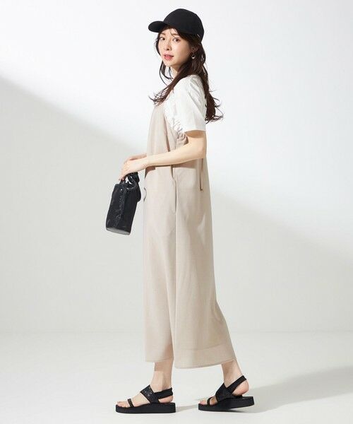 S size ONWARD(小さいサイズ) / エスサイズオンワード ロング・マキシ丈ワンピース | 【接触冷感・速乾・UVカット・洗える】スイートクール キャミワンピース | 詳細5