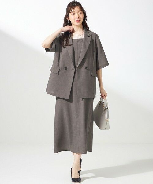 S size ONWARD(小さいサイズ) / エスサイズオンワード ロング・マキシ丈ワンピース | 【接触冷感・速乾・UVカット・洗える】スイートクール キャミワンピース | 詳細15