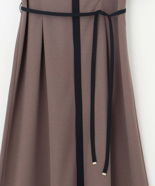 S size ONWARD(小さいサイズ) / エスサイズオンワード ロング・マキシ丈ワンピース | 【UVケア・ストレッチ・洗える】2WAYジョーゼットジャージー ワンピース | 詳細9