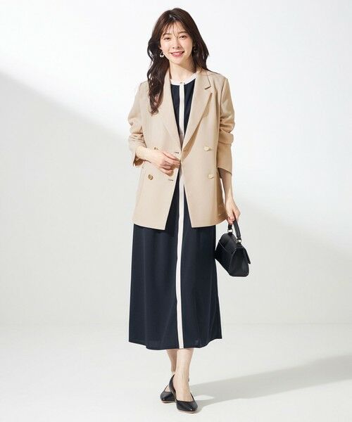 S size ONWARD(小さいサイズ) / エスサイズオンワード ロング・マキシ丈ワンピース | 【UVケア・ストレッチ・洗える】2WAYジョーゼットジャージー ワンピース | 詳細19