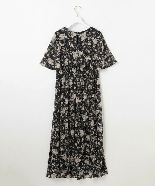 S size ONWARD(小さいサイズ) / エスサイズオンワード ロング・マキシ丈ワンピース | 【洗える】シアーパターン ワンピース | 詳細14