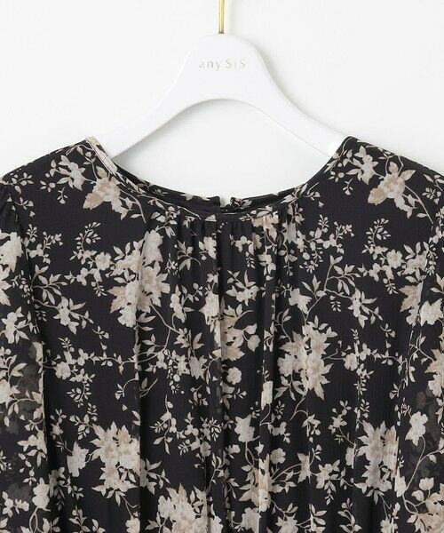 S size ONWARD(小さいサイズ) / エスサイズオンワード ロング・マキシ丈ワンピース | 【洗える】シアーパターン ワンピース | 詳細15