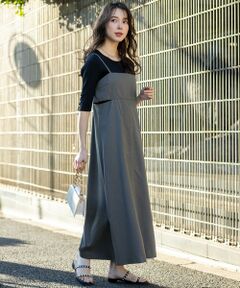 S size ONWARD(小さいサイズ) / エスサイズオンワード セットアップ | 【洗える・2SET】カットデザインスタイルアップ ワンピース×ニット