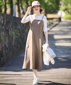 リネン ブラウス スカートセット バンビエプロン付きお値下げ
