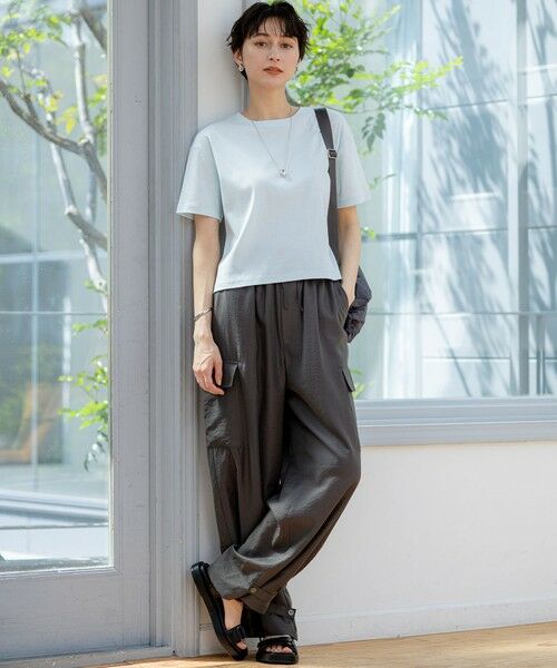 S size ONWARD(小さいサイズ) / エスサイズオンワード カーゴパンツ | 【SLOW/一部店舗限定】ブライトヴィンテージクロス カーゴパンツ | 詳細3