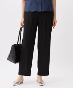 S size ONWARD(小さいサイズ) / エスサイズオンワード その他パンツ | 【カタログ掲載・セットアップ対応・接触冷感・UVカット・洗える】ライトリネンライクテーパード パンツ