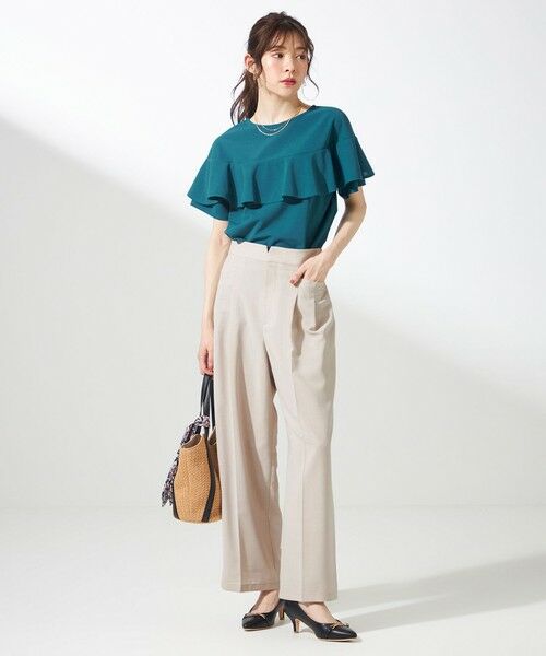 S size ONWARD(小さいサイズ) / エスサイズオンワード その他パンツ | 【接触冷感・速乾・UVカット・洗える】スイートクール ワイドパンツ | 詳細7