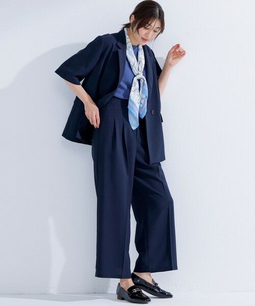 S size ONWARD(小さいサイズ) / エスサイズオンワード その他パンツ | 【接触冷感・速乾・UVカット・洗える】スイートクール ワイドパンツ | 詳細24