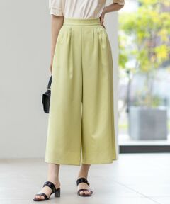 S size ONWARD(小さいサイズ) / エスサイズオンワード その他パンツ | 【接触冷感・UVカット・速乾】スムージーポリエステルタックフレア パンツ