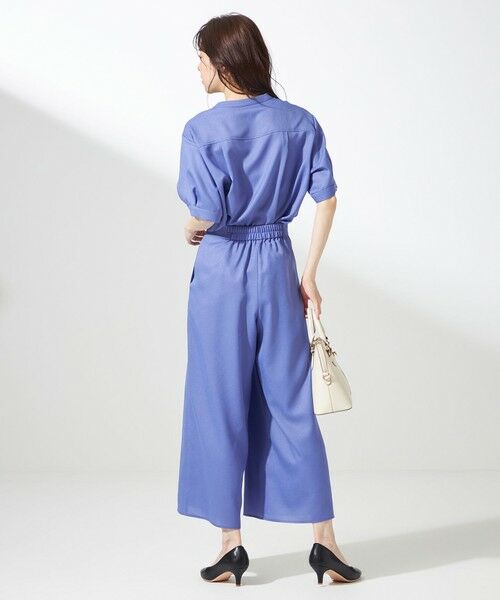 S size ONWARD(小さいサイズ) / エスサイズオンワード その他パンツ | 【接触冷感・UVカット・速乾】スムージーポリエステルタックフレア パンツ | 詳細8