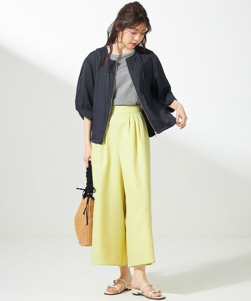 S size ONWARD(小さいサイズ) / エスサイズオンワード その他パンツ | 【接触冷感・UVカット・速乾】スムージーポリエステルタックフレア パンツ | 詳細24