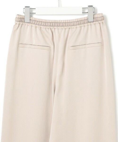 S size ONWARD(小さいサイズ) / エスサイズオンワード その他パンツ | 【Oggi9月号掲載/撥水加工】スムースサテン タック ワイド パンツ | 詳細13