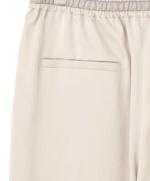 S size ONWARD(小さいサイズ) / エスサイズオンワード その他パンツ | 【Oggi9月号掲載/撥水加工】スムースサテン タック ワイド パンツ | 詳細15