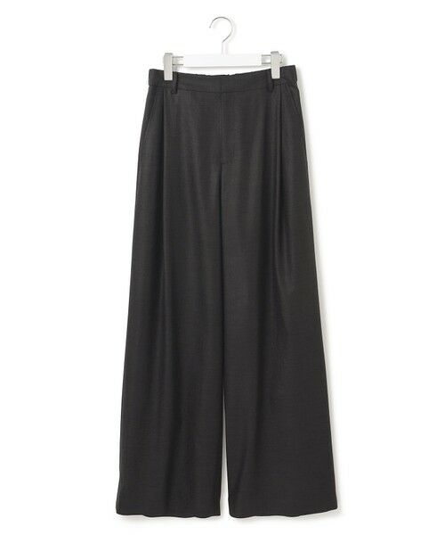 S size ONWARD(小さいサイズ) / エスサイズオンワード その他パンツ | 【洗える】トリアセスラブストレッチ ワイド パンツ | 詳細5