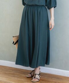 S size ONWARD(小さいサイズ) / エスサイズオンワード その他パンツ | 【洗える】LIBECOリネン ガウチョ パンツ