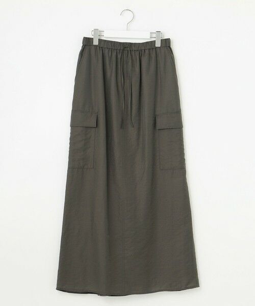 S size ONWARD(小さいサイズ) / エスサイズオンワード ミニ・ひざ丈スカート | 【SLOW/一部店舗限定】ブライトヴィンテージクロス Iライン スカート | 詳細4