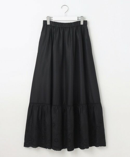 S size ONWARD(小さいサイズ) / エスサイズオンワード ミニ・ひざ丈スカート | エンブロイダリーローンティアード スカート | 詳細11