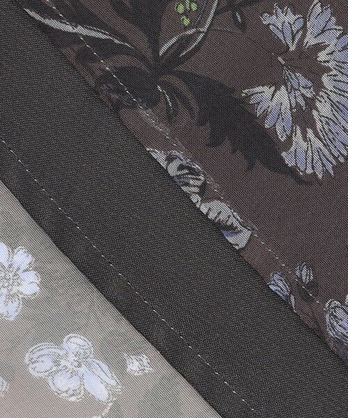 S size ONWARD(小さいサイズ) / エスサイズオンワード ミニ・ひざ丈スカート | 【セットアップ対応・洗える】ボタニカルフラワープリントティアード スカート | 詳細20