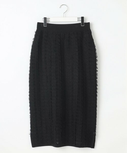 S size ONWARD(小さいサイズ) / エスサイズオンワード ミニ・ひざ丈スカート | 【セットアップ対応・洗える】シアーカットジャカード スカート | 詳細13