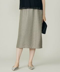 S size ONWARD(小さいサイズ) / エスサイズオンワード ミニ・ひざ丈スカート | 【洗える】ルーレックスジャカード スカート