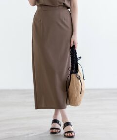 S size ONWARD(小さいサイズ) / エスサイズオンワード ミニ・ひざ丈スカート | 【UVケア ・ストレッチ・洗える】2WAYジョーゼットジャージーナロー スカート