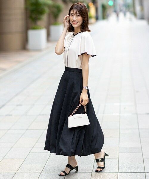 S size ONWARD(小さいサイズ) / エスサイズオンワード ミニ・ひざ丈スカート | 【洗える】バルーン スカート | 詳細3