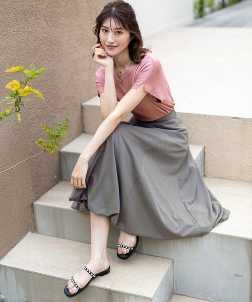 S size ONWARD(小さいサイズ) / エスサイズオンワード ミニ・ひざ丈スカート | 【洗える】バルーン スカート | 詳細13