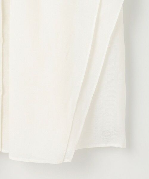 S size ONWARD(小さいサイズ) / エスサイズオンワード シャツ・ブラウス | 【カタログ掲載・接触冷感・洗える】シアーラミーローンフリル ブラウス | 詳細7